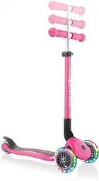 Самокат Globber Primo foldable lights, з колесами, що світяться, рожевий (432-110-2) - мініатюра 4