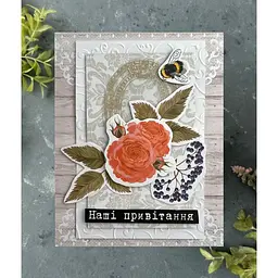 Набір для створення вітальних листівок "Трояндові мрії" Fabrika Decoru FDGCK-042, 6 шт - мініатюра 9