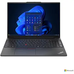 Ноутбук Lenovo ThinkPad E16 G2, Ultra 5 125U, 16GB DDR5, 256GB, екран IPS, Dolby Atmos, baterie 57Wh, greutate 1.81 kg