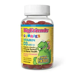 BigFriends Vitamin D3 Gummies 600 IU для дітей- 60 gummies