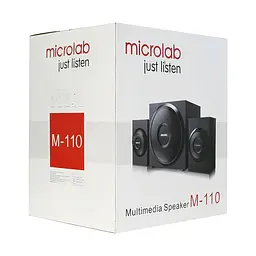 Акустична система 2.1 Microlab M-110, чорна (M-110)