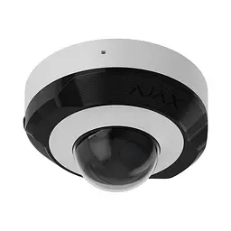IP-відеокамера 8Mp Ajax DomeCam Mini (8 Mp/2.8 mm) (8EU) ASP White f=2.8mm з мікрофоном (26-00387) - мініатюра 3