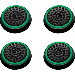 Накладки на стіки Thumb Grips 4-pack для PS4/PS5/Xbox Black Dark Green [140815]