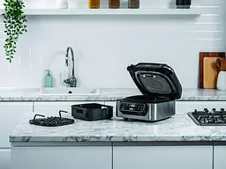 Мультипіч Ninja Foodi Health MultiGrill & Air Fryer чорна (AG301EU) - мініатюра 5