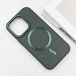 Шкіряний чохол SnapCase with MagSafe для Apple iPhone 14 Pro (6.1) Green - мініатюра 3