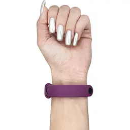 Силіконовий ремінець BeCover для Xiaomi Mi Smart Band 9 Purple (711952) - мініатюра 4