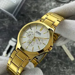 Чоловічий годинник Casio MTP-V300G-7A Золотистий ( AT1141-0199 ) - мініатюра 2