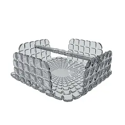 Салфетница квадратная Guzzini Tiffany серая 19870092 GUZZINI