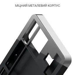 Ігрова клавіатура DARK PROJECT ALU87 Bushido ENG/UA (DPKB_BUSHIDO_87_ANSI_UA) - мініатюра 8