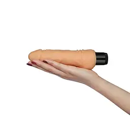 Реалістичний вібратор Xtreme Feel Vibrator тілесний 18см - мініатюра 2