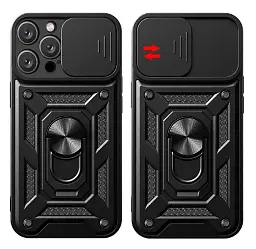 Панель BeCover Military для Apple iPhone 15 Pro Max Black (709955) - мініатюра 2