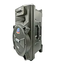 Колонка Big LT-1206 bluetooth + 2 мікрофона (360х280х560) USB/MP3/FM/BT/TWS Чорна - мініатюра 2