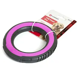Flamingo Foam Livia Ring фламинго кільце іграшка для собак M з ароматом малини