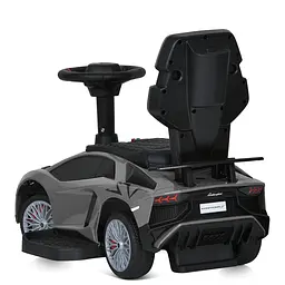 Дитячий електромобіль-толокар 2 в 1 Bambi M 5777EBL-11 до 23 кг - мініатюра 2