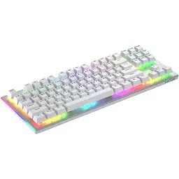 Клавіатура Hator Gravity X TKL, White, USB, механічна (перемикачі Aurum Orange Linear rev.2.0), RGB підсвічування з індивідуальним налаштуванням кожної кнопки (HTK551UA) - мініатюра 4