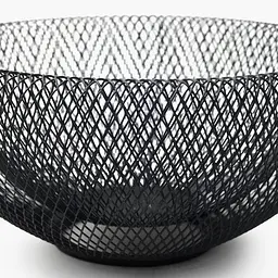 Кошик для фруктів MBM Home металевий 245x125 мм чорний (KP-143 S BLACK) - мініатюра 3