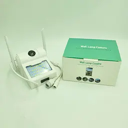 IP Камера відеоспостереження вулична Wi Fi з Led та ІЧ світильником прожектором HD 1080p 2 Mp UKC CAMERA D2 білий - мініатюра 4