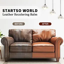 Бальзам для фарбування шкіри STARTSO WORLD, набір для ремонту середньої коричневої шкіри для меблів - мініатюра 2