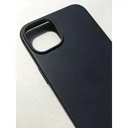 Оригінальний шкіряний чохол Apple Leather Case MagSafe для iPhone 14 Plus (6.7") Black MPP93ZE/A - мініатюра 6