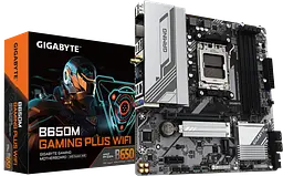 Материнська плата Gigabyte B650M Gaming Plus Wi-Fi Socket AM5 (B650M GAMING PLUS WF) - мініатюра 1