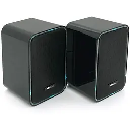 Колонки Kisonli X21B, 2x10W, USB/RGB light/BT, DC: 5V/1-2A, Black, BOX, Q15
