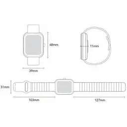 Смарт-годинник Xiaomi Haylou RS4 Max (LS17) синій - мініатюра 3