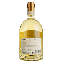 Вино Masca del Tacco L'Uetta Fiano Puglia IGP, біле, сухе, 13%, 0,75 л - мініатюра 2