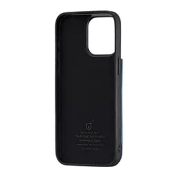 Чохол Jinduka Leather Pocket iPhone 15 Pro Max Blue - мініатюра 3