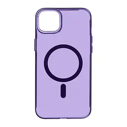 Противоударный чехол с MagSafe для Apple iPhone 14 Plus, Y23 MagSafe, фиолетовый, прозрачный, поддержка беспроводной зарядки, магнитная защитная панель из TPU и пластика, защита всего корпуса, защита камеры выступающей рамкой, ArmorStandart (ARM68335)