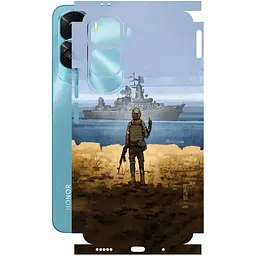 Защитная пленка StatusSKIN для Honor 90 Lite Корпус Винил Корабль