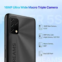 Смартфон Umidigi Power 5S 4/64Gb UA-UCRF Sapphire Blue [69427] - мініатюра 4