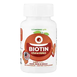 Біотин VitaWorks Kids Biotin - 120 chewables