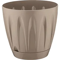 Вазон для квітів Serinova Daisy 12 л мокко (20-P00501214-200100)
