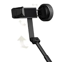 Селфі-трипод Xiaomi Zoom Floor Selfie Stick Tripod 62" Black - мініатюра 6
