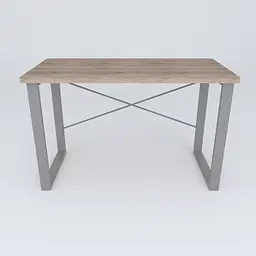 Письмовий стіл Ferrum-decor Драйв 750x1200x600 Сірий метал ДСП Дуб Сонома Трюфель 32 мм (FRD-103328) - мініатюра 2