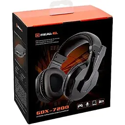 Гарнітура Real-El GDX-7200 Black (EL124100018) - мініатюра 3