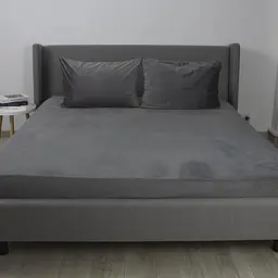 Простирадло ТЕП Velour з резинкою сіре, 160 x 200 (2-04756_33917)