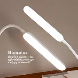 Настільна лампа ColorWay Portable Flexible 360, 1800 мАг 4 Вт (CW-DL12FB-W) - мініатюра 15