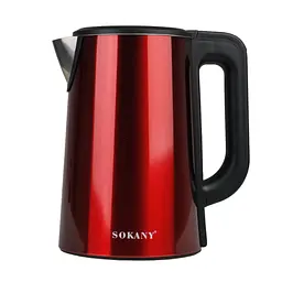 Електрочайник Sokany SK-1088 червоний