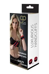 Наручники GP Luxurious Handcuffs Red - мініатюра 2