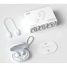 Навушники TWS QCY T15 White - мініатюра 3