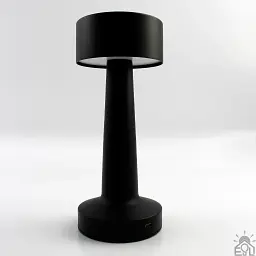 Настільна лампа сенсорна світлодіодна ESLLSE DOWN LIGHT з акумулятором 1200 mA Чорна - мініатюра 4