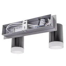 Світильник Brille стельовий спот поворотний LED світлодіодний накладний HTL-206/2 GU10 for SN + BK - мініатюра 2