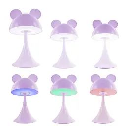 Світильник-нічник Kite  LED з акумулятором Simple Mouse фіолетовий (K25-317-2-5) - мініатюра 3