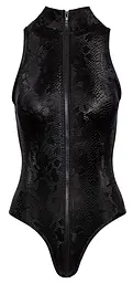 Боді Cottelli Collection Snake чорне XL - мініатюра 7