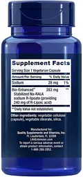 R-ліпоєва кислота Life Extension Super R-Lipoic Acid 240 mg, 60 вегакапсул - мініатюра 2