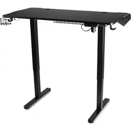 Комп'ютерний стіл Barsky StandUp Game black RGB-LED 1200*600 (BST-01led) - мініатюра 3