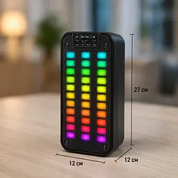 Колонка Bluetooth GTS-1872 Sea V / Акустика з Bluetooth / Музична колонка з RGB підсвічуванням - мініатюра 4