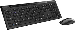 Комплект RAPOO 8210M Multi-mode Wireless Keyboard &amp; Mouse Desktop Set black (13571) - мініатюра 2