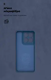 Чехол ArmorStandart ICON для Motorola Edge 60 Pro 5G Camera cover Dark Blue (ARM85879) - мініатюра 4